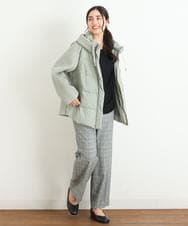 OLLKP01090 eur3(エウルキューブ) 【雑誌掲載】【大きいサイズ】定番美脚ストレートパンツ グレー(92)