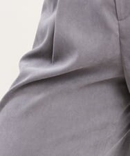 OLLKS07099 eur3(エウルキューブ) 【大きいサイズ】サンディングワイドパンツ ダークグレー(93)