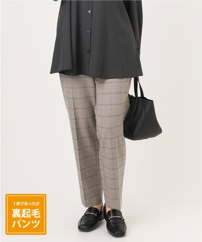 OLLLA10099  【大きいサイズ】ロイヤルヒート裏起毛テーパードパンツ