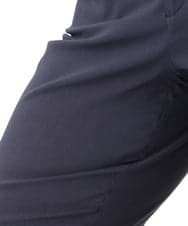 OLLLA17089 eur3(エウルキューブ) 【大きいサイズ】さらさらストレッチ裏起毛ストレートパンツ ネイビー(57)