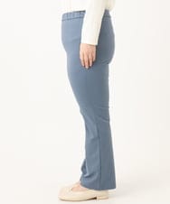 OLLLA18099 eur3(エウルキューブ) 【大きいサイズ】ジャカードスリムストレートパンツ ブルー(55)