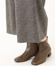 OLLLA20099 eur3(エウルキューブ) 【大きいサイズ】キュロットパンツ ダークブラウン(87)