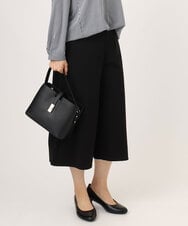 OLLLA20099 eur3(エウルキューブ) 【大きいサイズ】キュロットパンツ ブラック(94)