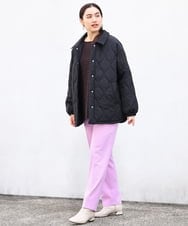 OLLLP02080 eur3(エウルキューブ) 【大きいサイズ】ロイヤルヒートテーパードパンツ ライトピンク(01)