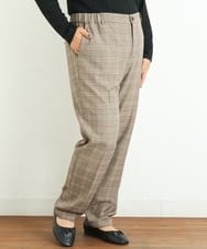 OLLLP02080 eur3(エウルキューブ) 【大きいサイズ】ロイヤルヒートテーパードパンツ ベージュ(82)