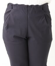 OLLLS12089 eur3(エウルキューブ) 【シリーズ累計販売1万5千枚！】【大きいサイズ】さらさらストレッチ裏起毛テーパードパンツ ネイビー(57)