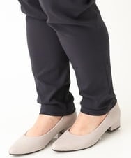 OLLLS12089 eur3(エウルキューブ) 【シリーズ累計販売1万5千枚！】【大きいサイズ】さらさらストレッチ裏起毛テーパードパンツ ネイビー(57)