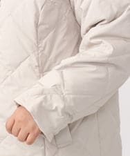 OLUAA01349 eur3(エウルキューブ) 【大きいサイズ】ロングダウンコート グレージュ(89)