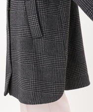 OLUAD01349 eur3(エウルキューブ) 【大きいサイズ】ライトカシミヤウールコート モカ(84)
