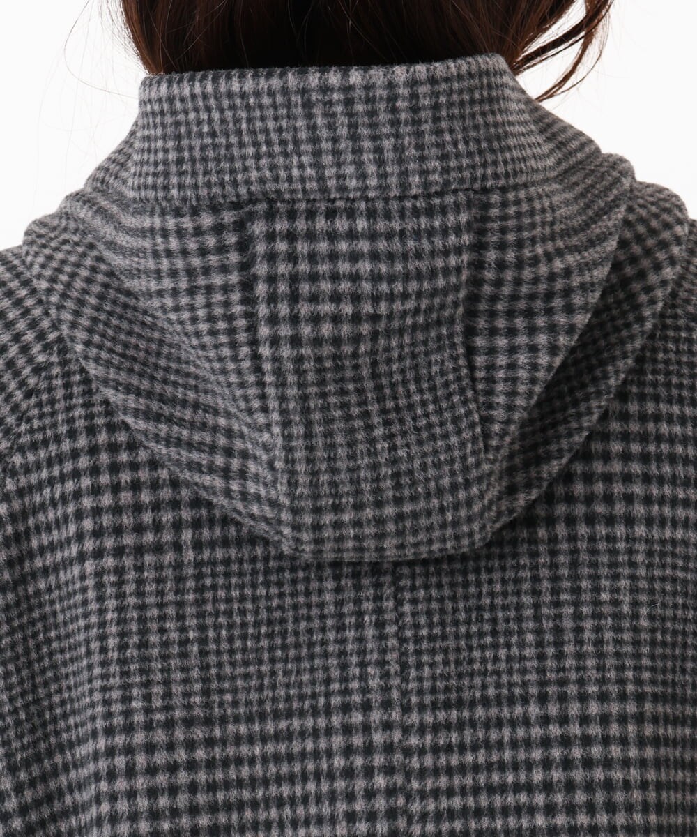 OLUAD01349 eur3(エウルキューブ) 【大きいサイズ】ライトカシミヤウールコート モカ(84)