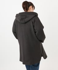OLUAD01349 eur3(エウルキューブ) 【大きいサイズ】ライトカシミヤウールコート ダークブラウン(87)