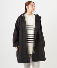 OLUAD01349 eur3(エウルキューブ) 【大きいサイズ】ライトカシミヤウールコート ダークブラウン(87)