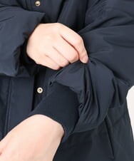 OLUAD03349 eur3(エウルキューブ) 【大きいサイズ】フードロングダウンコート ネイビー(57)