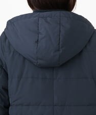 OLUAD03349 eur3(エウルキューブ) 【大きいサイズ】フードロングダウンコート ネイビー(57)