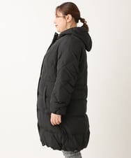 OLUAV01319 eur3(エウルキューブ) 【大きいサイズ】マットタフタダウンコート ブラック(94)