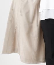 OLUBD09239 eur3(エウルキューブ) 【大きいサイズ】ノーカラートレンチコート ベージュ(82)