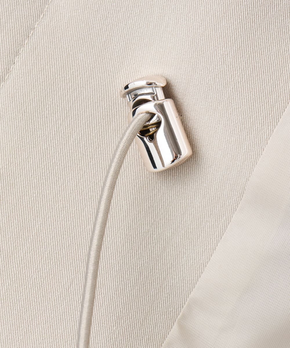 OLUBD09239 eur3(エウルキューブ) 【大きいサイズ】ノーカラートレンチコート ベージュ(82)