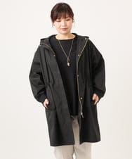 OLUCD01199 eur3(エウルキューブ) 【大きいサイズ】フィーディーコート ブラック(94)