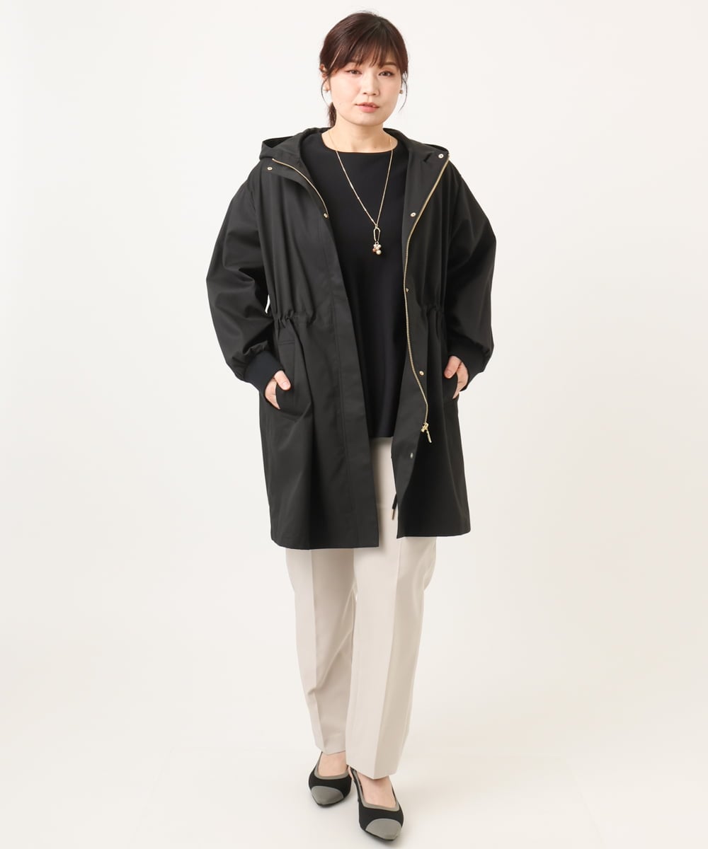 OLUCD01199 eur3(エウルキューブ) 【大きいサイズ】フィーディーコート ブラック(94)