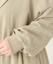OLULA05199 eur3(エウルキューブ) 【大きいサイズ】ノーカラーロングコート ベージュ(82)