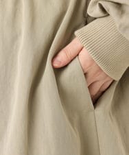 OLULA05199 eur3(エウルキューブ) 【大きいサイズ】ノーカラーロングコート ベージュ(82)
