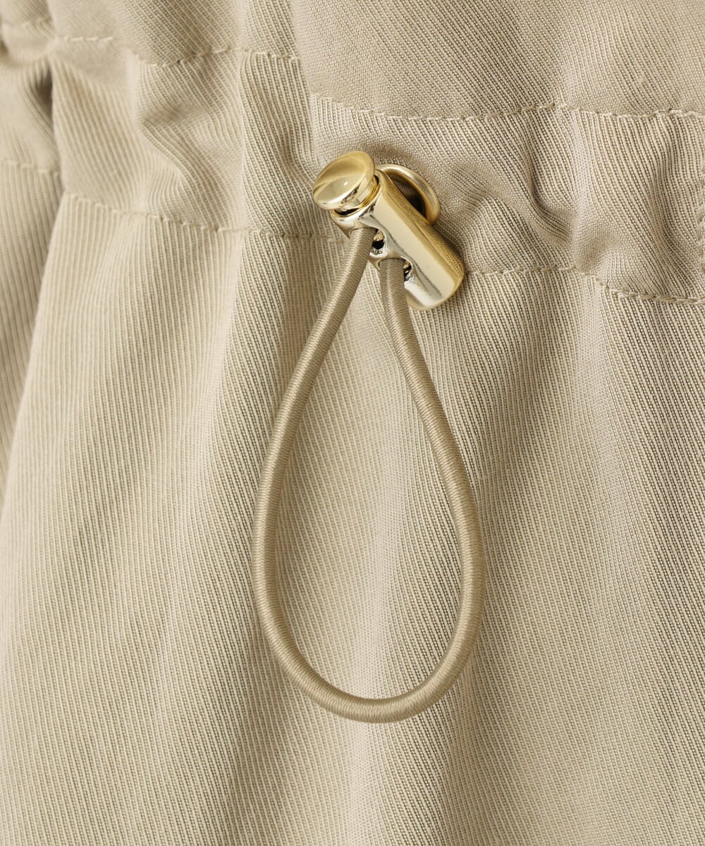OLULA05199 eur3(エウルキューブ) 【大きいサイズ】ノーカラーロングコート ベージュ(82)