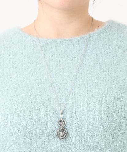 OZ2AA45039 eur3 サークルモチーフロングネックレス