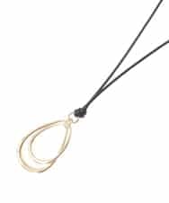 OZ2AD44039 eur3(エウルキューブ) ドロップモチーフコードネックレス シルバー