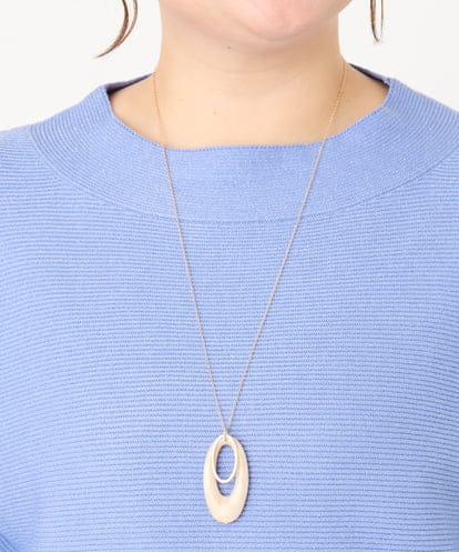 OZ2CA03039  オーバルリングロングネックレス
