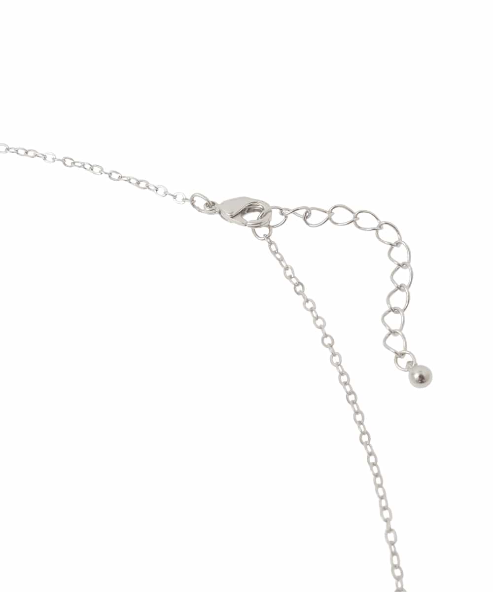 OZ2DD04039 eur3(エウルキューブ) メタルサークルパールモチーフネックレス シルバー
