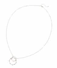 OZ2EV10034 eur3(エウルキューブ) ダブルリングアレンジロングネックレス ゴールド(95)