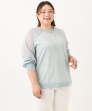OZ2FA11039 eur3(エウルキューブ) メタルサークルパールロングネックレス シルバー(96)