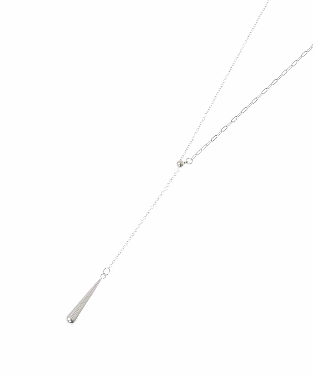 OZ2FD12039 eur3(エウルキューブ) メタルドロップチェーンステンレスネックレス シルバー