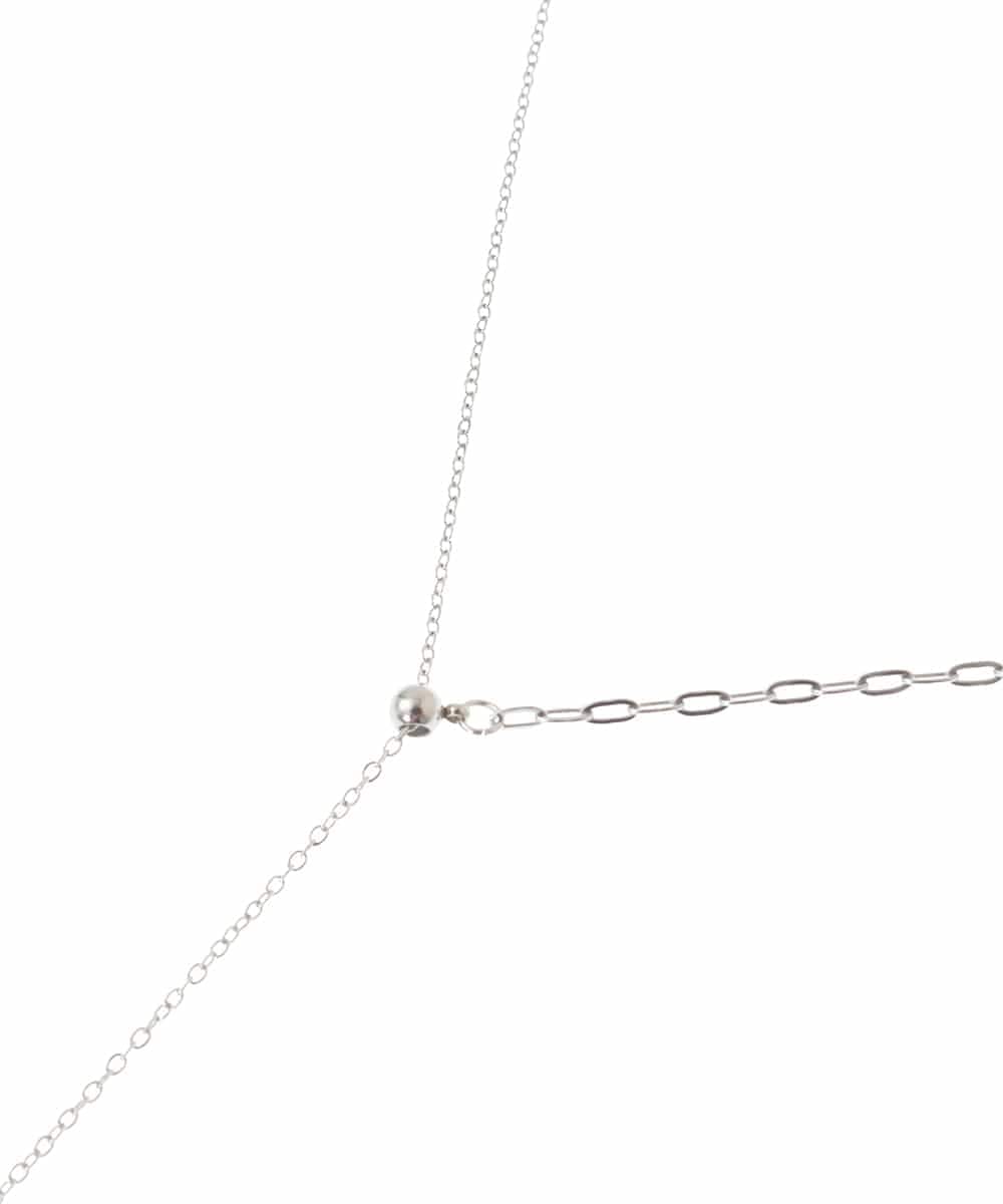 OZ2FD12039 eur3(エウルキューブ) メタルドロップチェーンステンレスネックレス シルバー