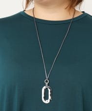 OZ2JA27039 eur3(エウルキューブ) 2WAYオーバルネックレス ライトグレー(91)
