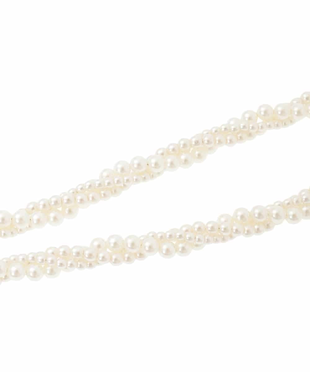 OZ2KA31049 eur3(エウルキューブ) ツイストパールネックレス アイボリー