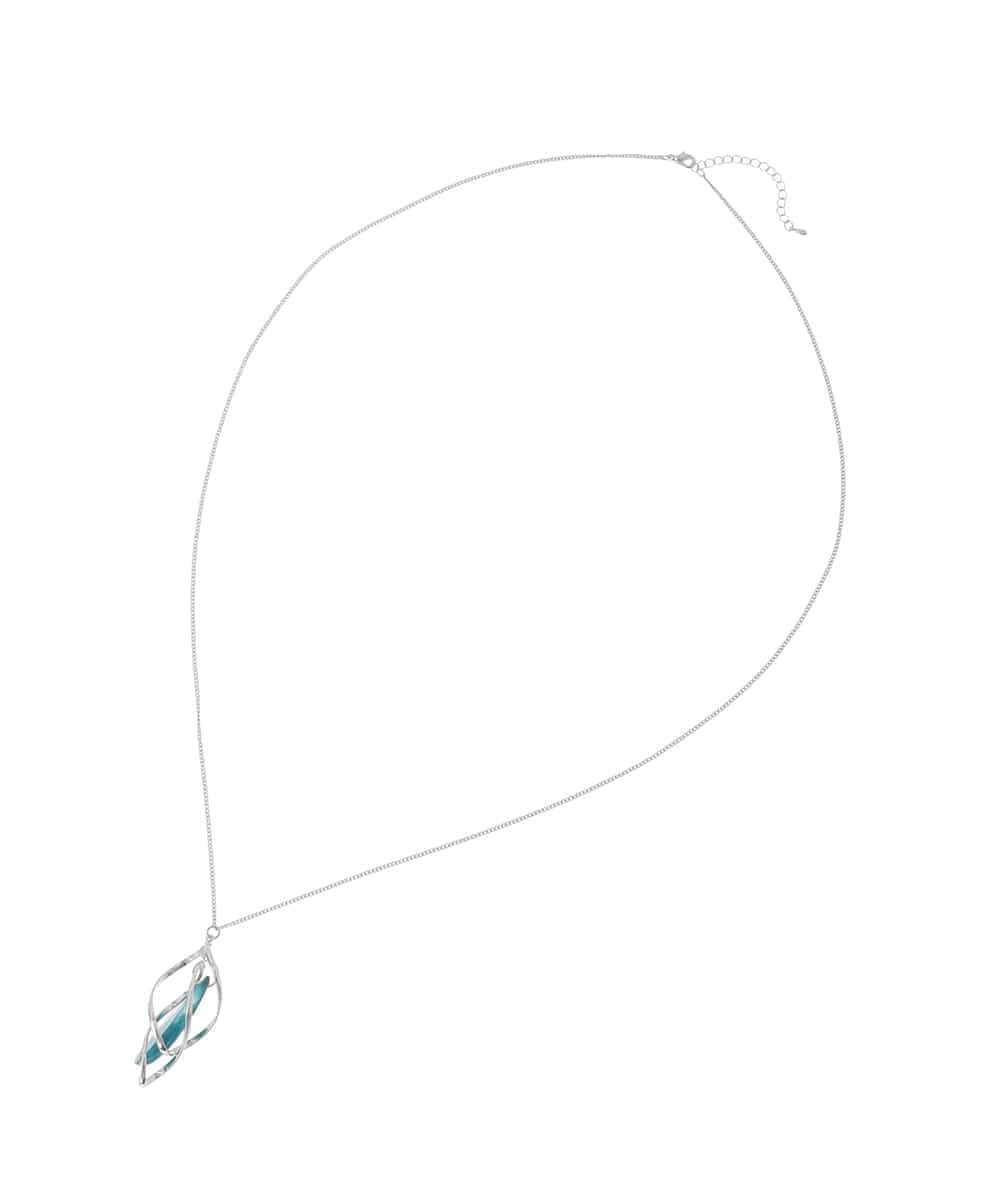 OZ2KA34039 eur3(エウルキューブ) 異素材モチーフチェーンネックレス シルバー