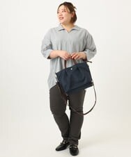 OZ5JA51049 eur3(エウルキューブ) 肩楽ナイロン2WAYショルダーバッグ ネイビー(57)