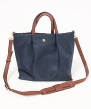 OZ5JA51049 eur3(エウルキューブ) 肩楽ナイロン2WAYショルダーバッグ ネイビー(57)
