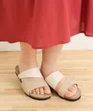 OZ6FP04060 eur3(エウルキューブ) フットベットサンダル アイボリー(80)