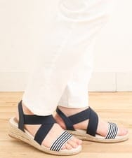 OZ6FS04070 eur3(エウルキューブ) 【幅広さんOK！ワイズ4E】クロスバンドサンダル ネイビー(57)