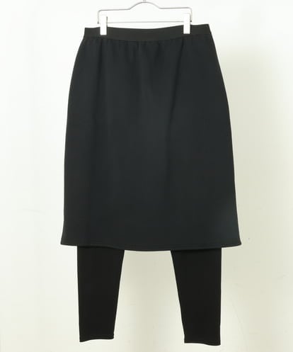 OZUAS07080 eur3 【大きいサイズ】レギンス付きスカート