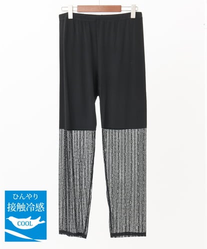 OZUEA01059 eur3 【接触冷感】レースつきレギンス