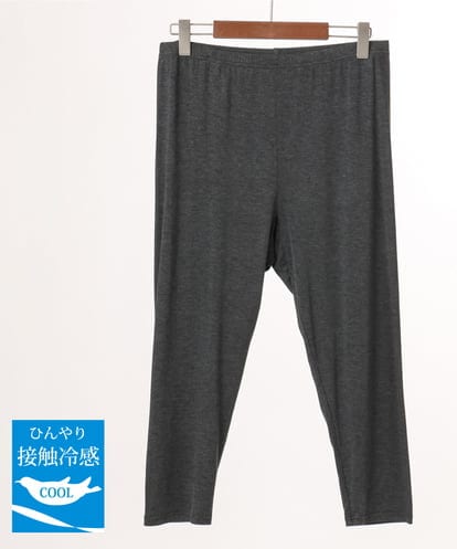 OZUGD04039 eur3 【大きいサイズ/接触冷感】7分丈レギンス
