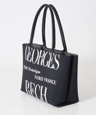 PF5AD01150 GEORGES RECH(小さいサイズ)(メゾン ドゥ サンク) ロゴニットトートバッグ ブラウン系