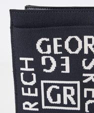 PF5AD02130 GEORGES RECH(小さいサイズ)(メゾン ドゥ サンク) ロゴニットミニショルダーバッグ ブラック系