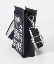 PF5AD02130 GEORGES RECH(小さいサイズ)(メゾン ドゥ サンク) ロゴニットミニショルダーバッグ ブラック系