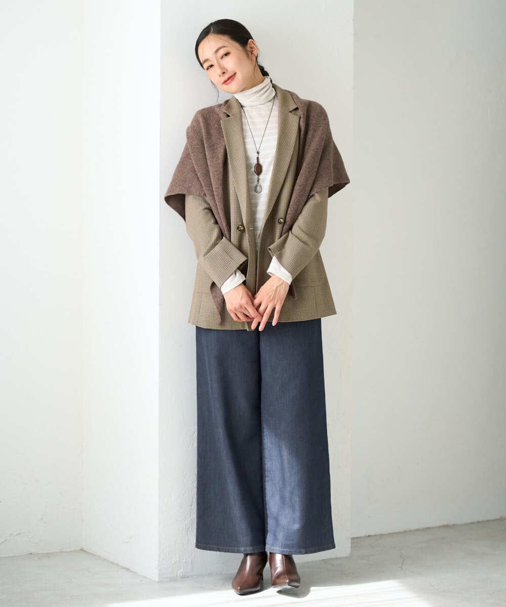 PG2AG14110 GEORGES RECH(ジョルジュ・レッシュ)  [日本製]ラリエットチェーンネックレス ブラック