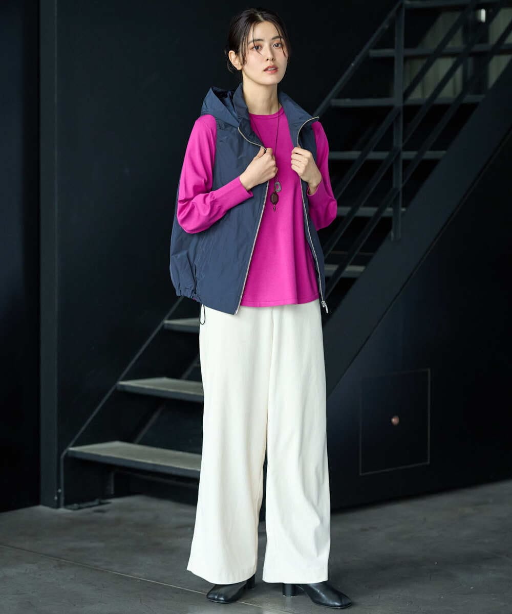 PG2AG14110 GEORGES RECH(ジョルジュ・レッシュ)  [日本製]ラリエットチェーンネックレス ブラック