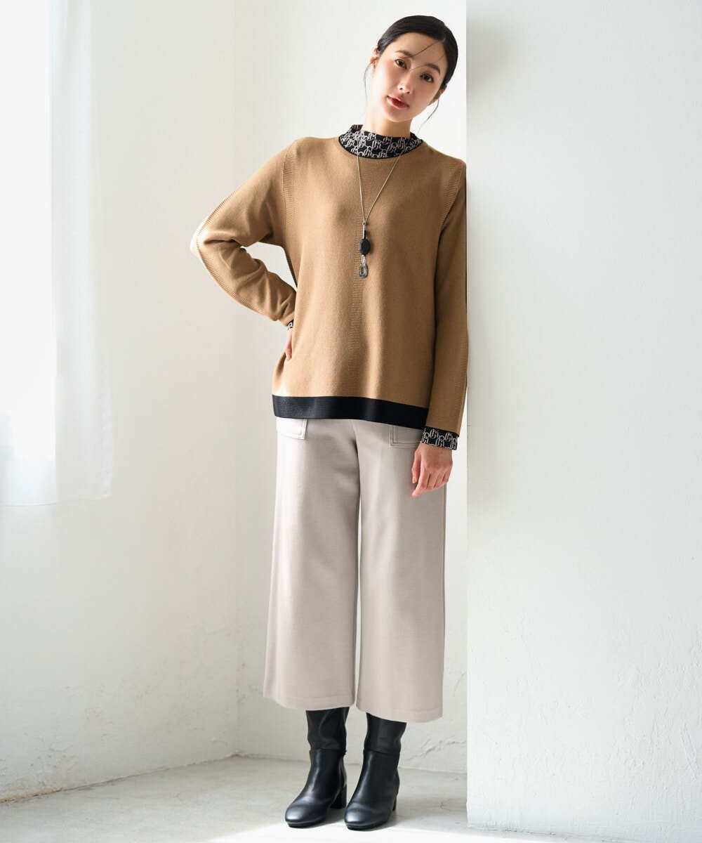 PG2AG14110 GEORGES RECH(ジョルジュ・レッシュ)  [日本製]ラリエットチェーンネックレス ブラック
